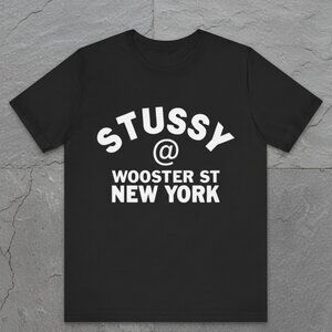 Stüssy Wooster St New York Logo Graphic T-Shirt | Classic Streetwear Tee